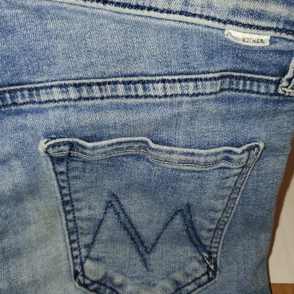 MOTHER Mid Rise Dazzler Ankle Fray Jeans in We The Animals - Picture 7 of 11
